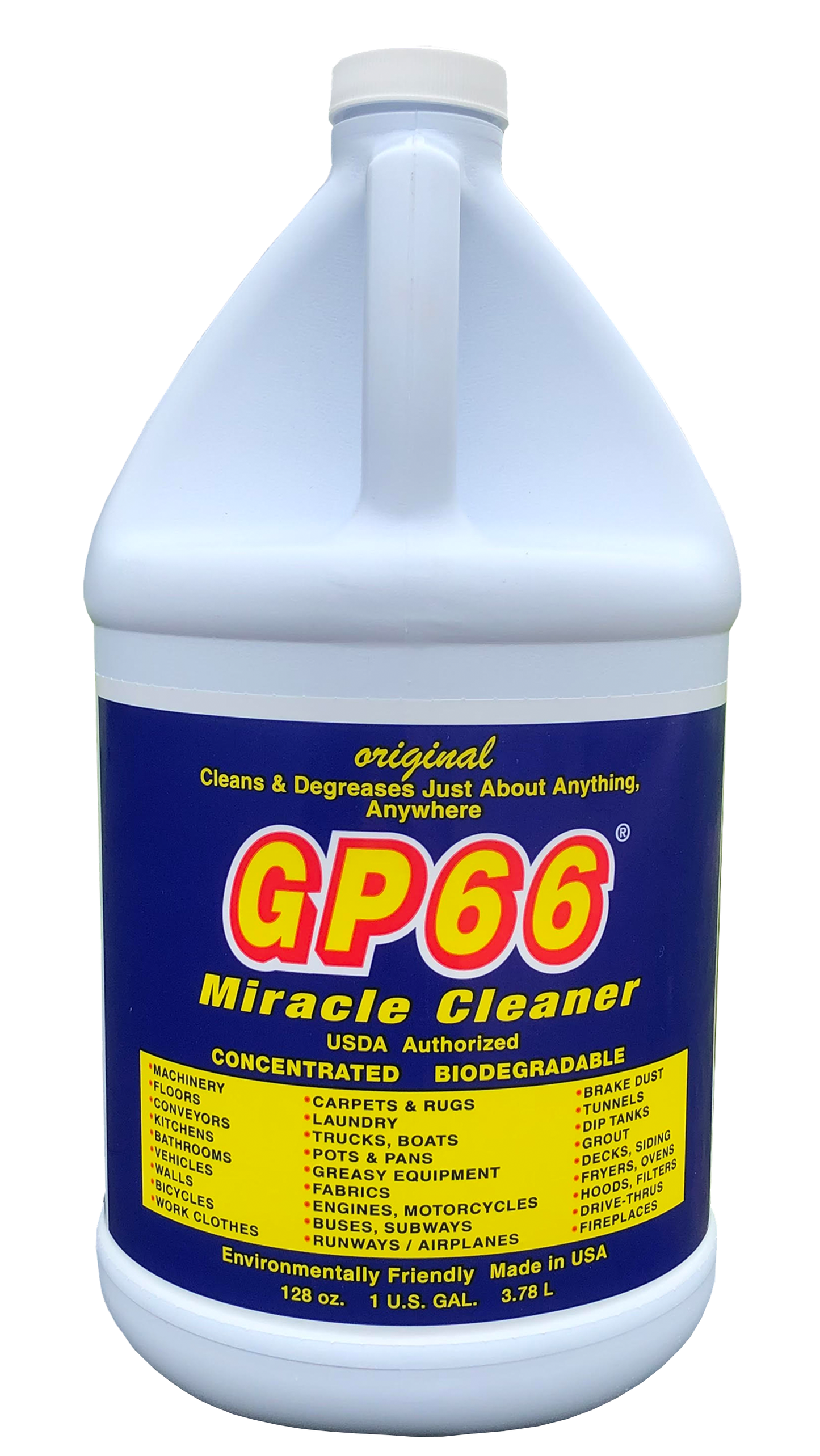 gp66 miracle cleaner CASE of 6 gallons discounted per gallon